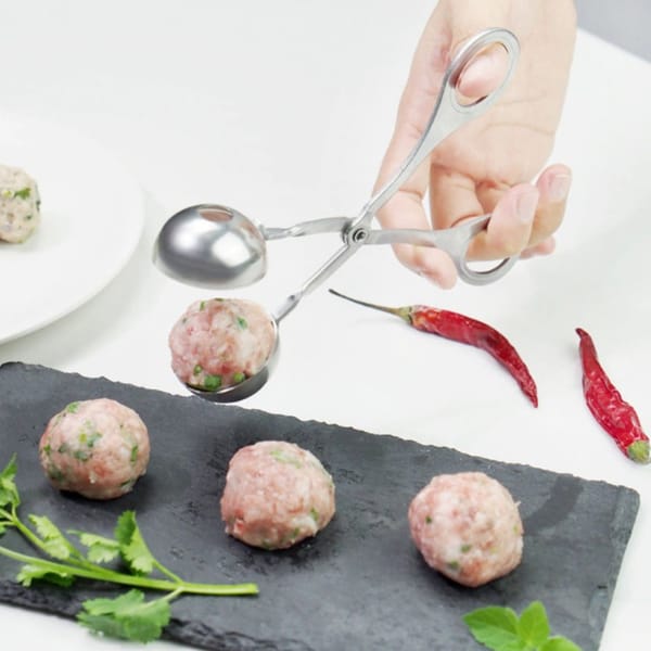 Kofta Cum Ice Cream Scooper - Stainless Steel - Single Piece